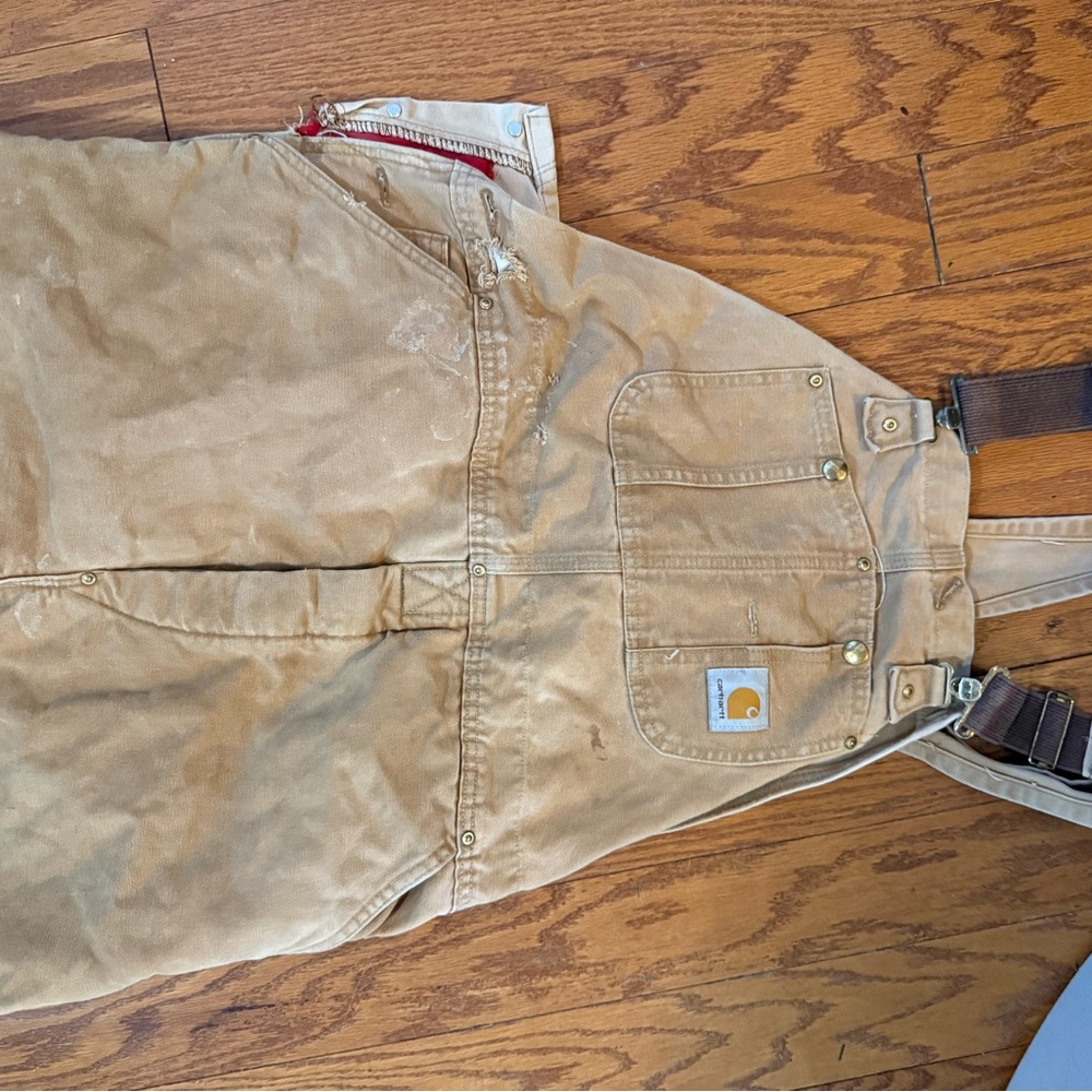Carhartt Brown Work Overalls